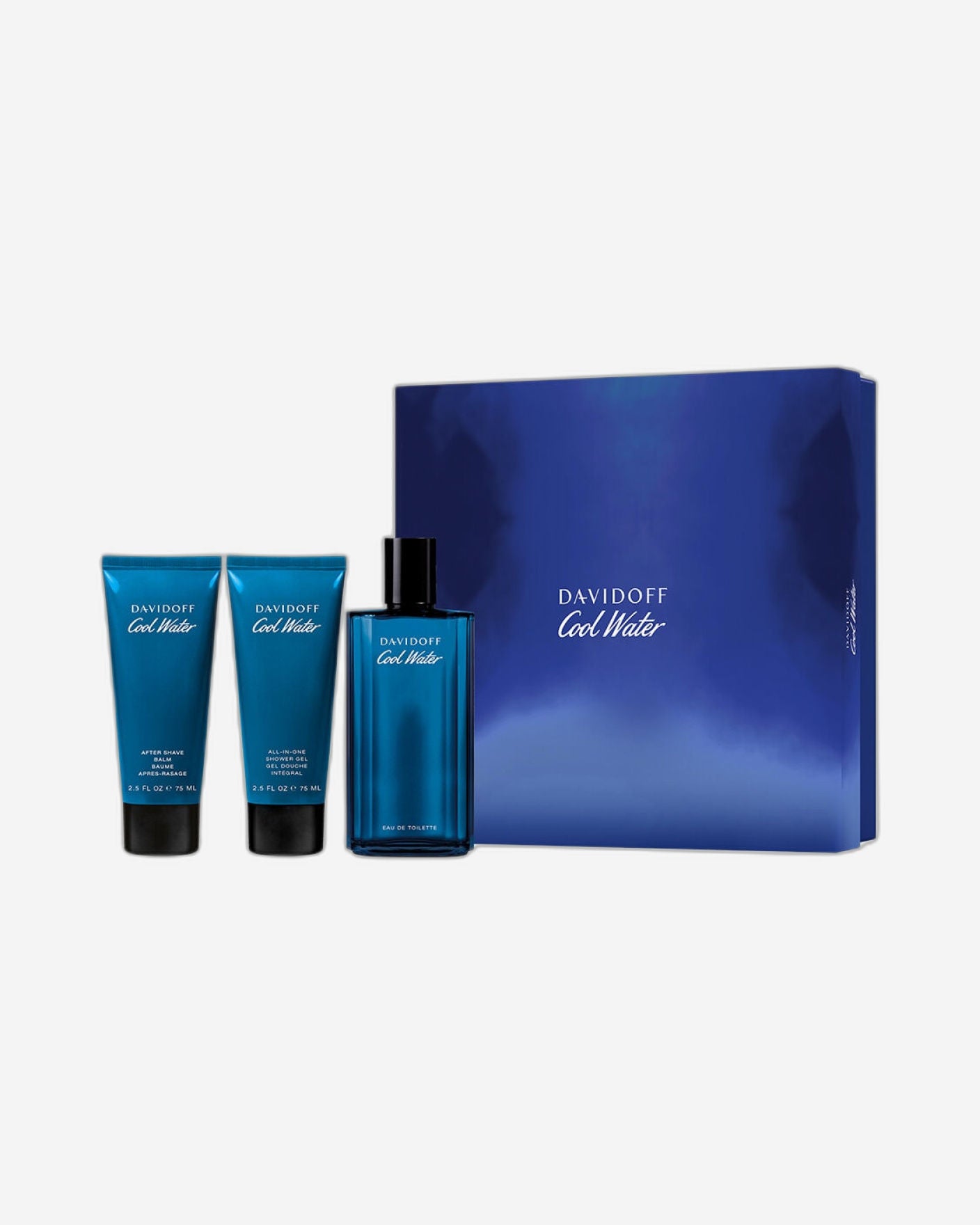 مجموعة هدايا دافيدوف كول ووتر للرجال ربيع 2023 (أو دو تواليت 125 مل + عطر SG 75 مل + عطر ASB 75 مل)