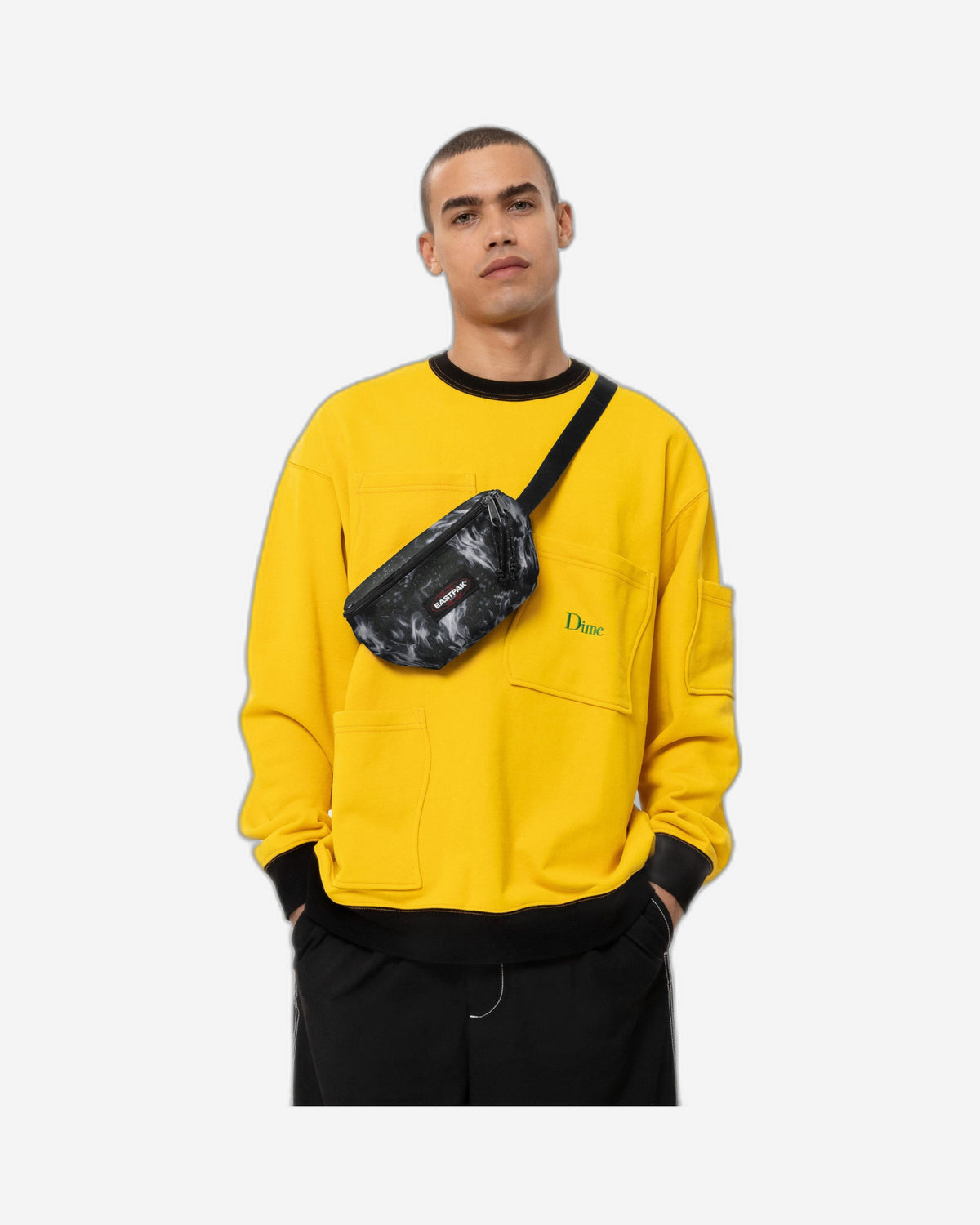 Eastpak Springer Flame Dark حقيبة خصر صغيرة