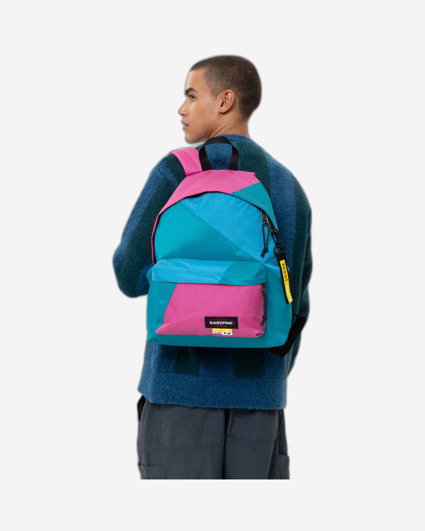 حقيبة ظهر متوسطة مبطنة باك آر آر دبليو بترول من ايستباك - EK0006205K61