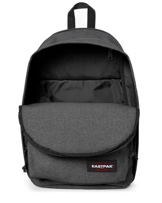 Eastpak Back to Work حقيبة ظهر للابتوب متوسطة من الدنيم الأسود - EK00093677H1