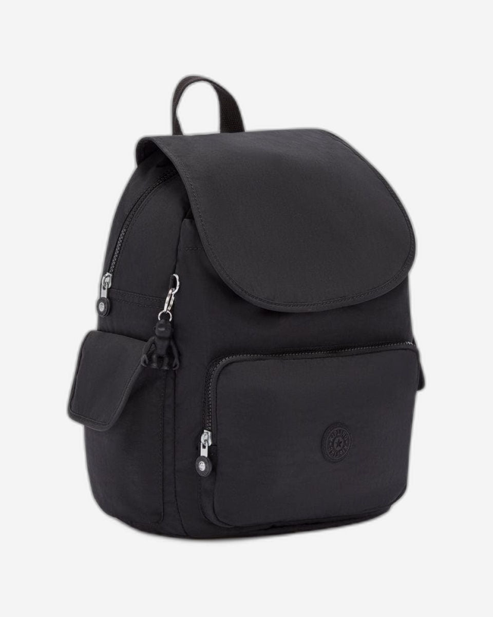حقيبة ظهر KIPLING City Pack باللون الأسود الداكن متوسطة الحجم 12147-P39