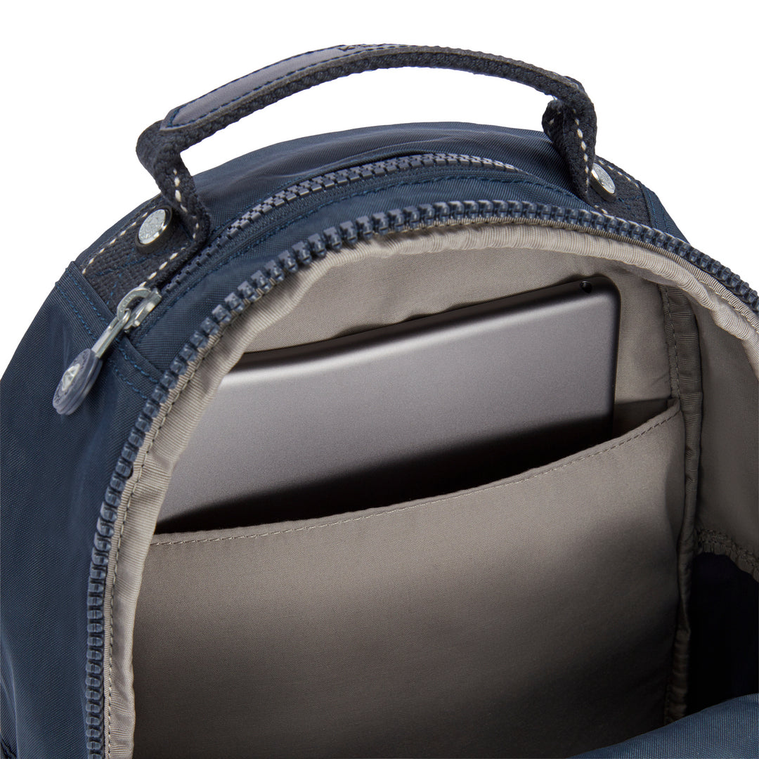 KIPLING Seoul S حقيبة ظهر صغيرة (مع جيب لوحي) لون أزرق بلو 2 I4082-96V