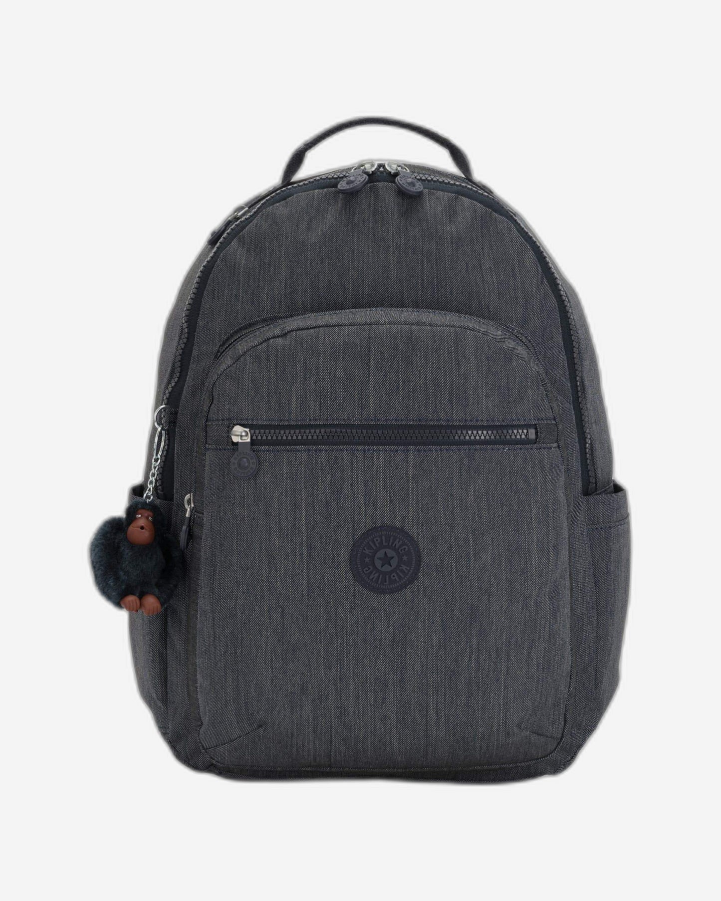 Kipling-Seoul-حقيبة ظهر كبيرة (مع حماية للكمبيوتر المحمول)-Marine Navy-I5179-58C
