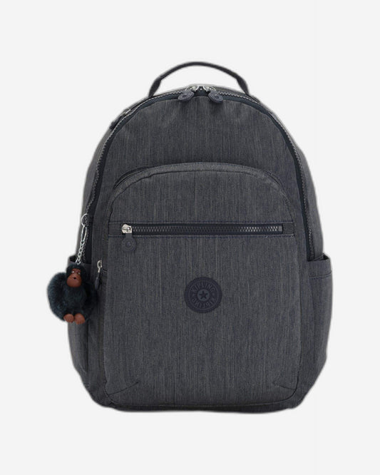 Kipling-Seoul-حقيبة ظهر كبيرة (مع حماية للكمبيوتر المحمول)-Marine Navy-I5179-58C