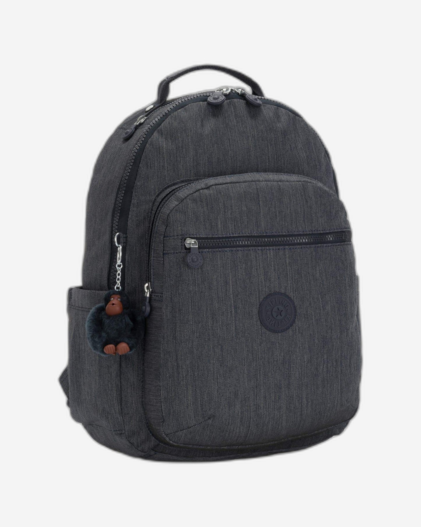 Kipling-Seoul-حقيبة ظهر كبيرة (مع حماية للكمبيوتر المحمول)-Marine Navy-I5179-58C