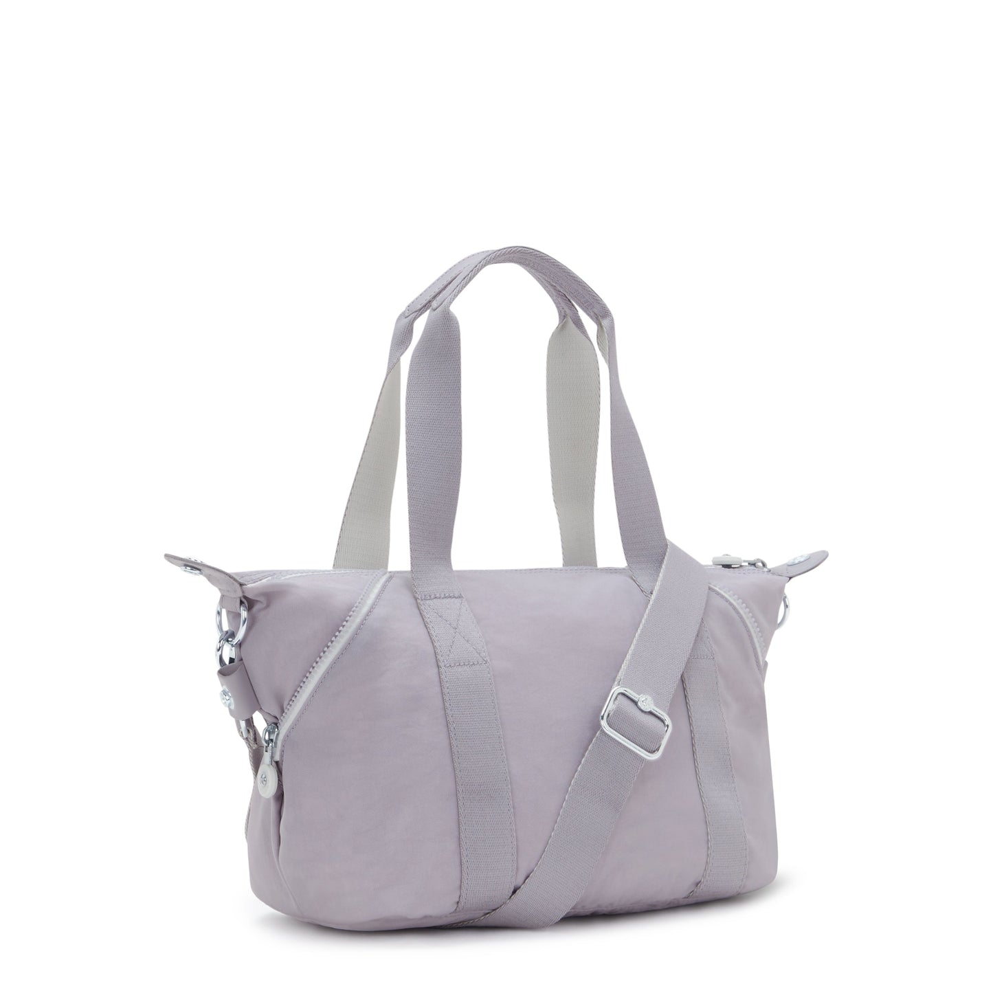KIPLING-Art Mini-حقيبة يد صغيرة (بحزام كتف قابل للإزالة)-رمادي فاتح-01327-1FB
