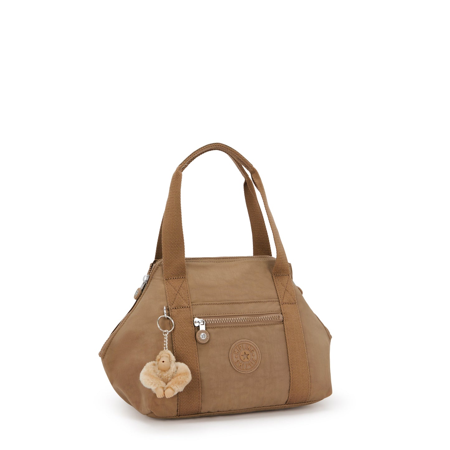 Kipling Art Mini Early Tan حقيبة يد صغيرة (مع حزام كتف قابل للإزالة) 01327-7CN