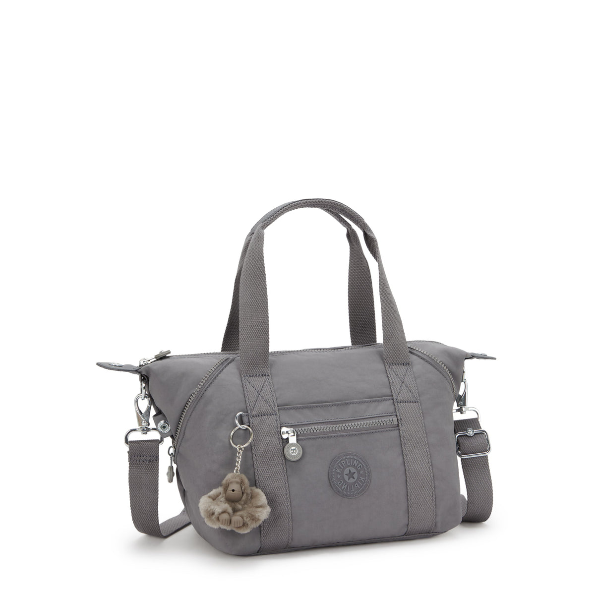 حقيبة يد صغيرة Kipling Art Mini Inviting Grey (مع حزام كتف قابل للإزالة) 01327-8DH