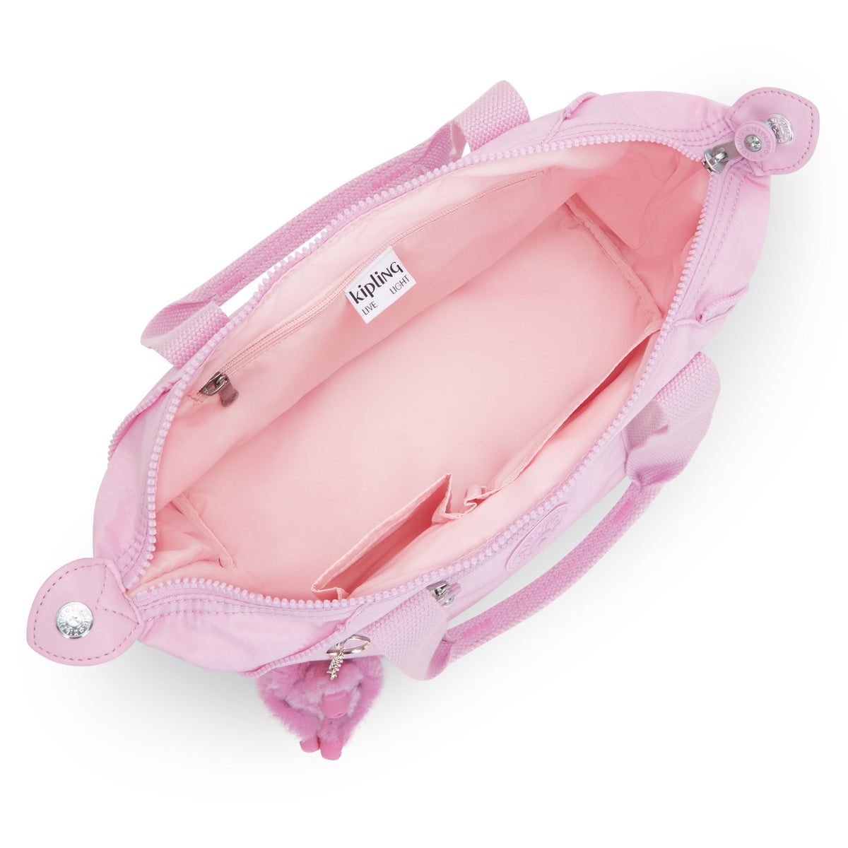 KIPLING-Art Mini-حقيبة يد صغيرة (بحزام كتف قابل للإزالة)-Blooming Pink-01327-R2C