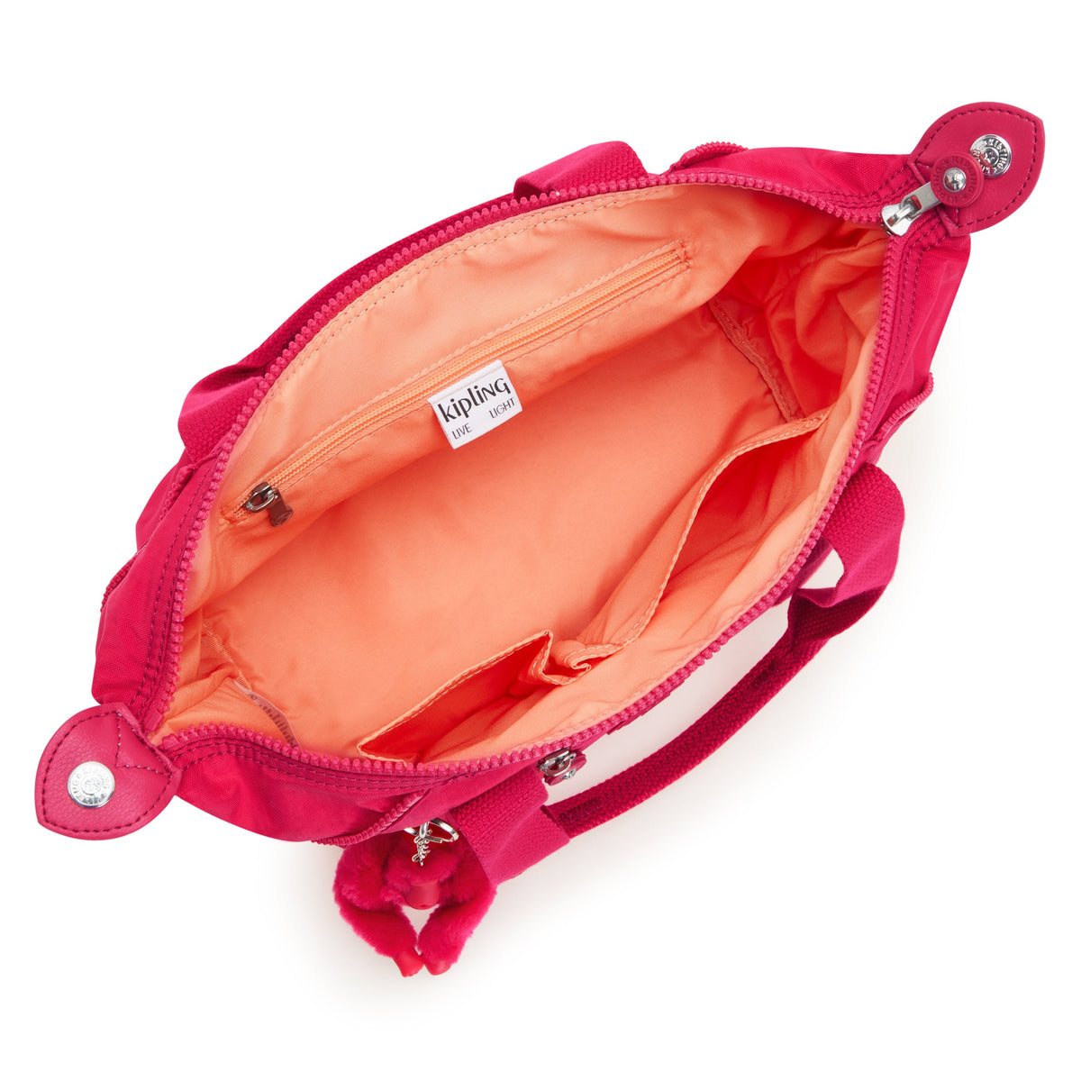 KIPLING-Art Mini-حقيبة يد صغيرة (بحزام كتف قابل للإزالة)-لون وردي فاتح-01327-T73