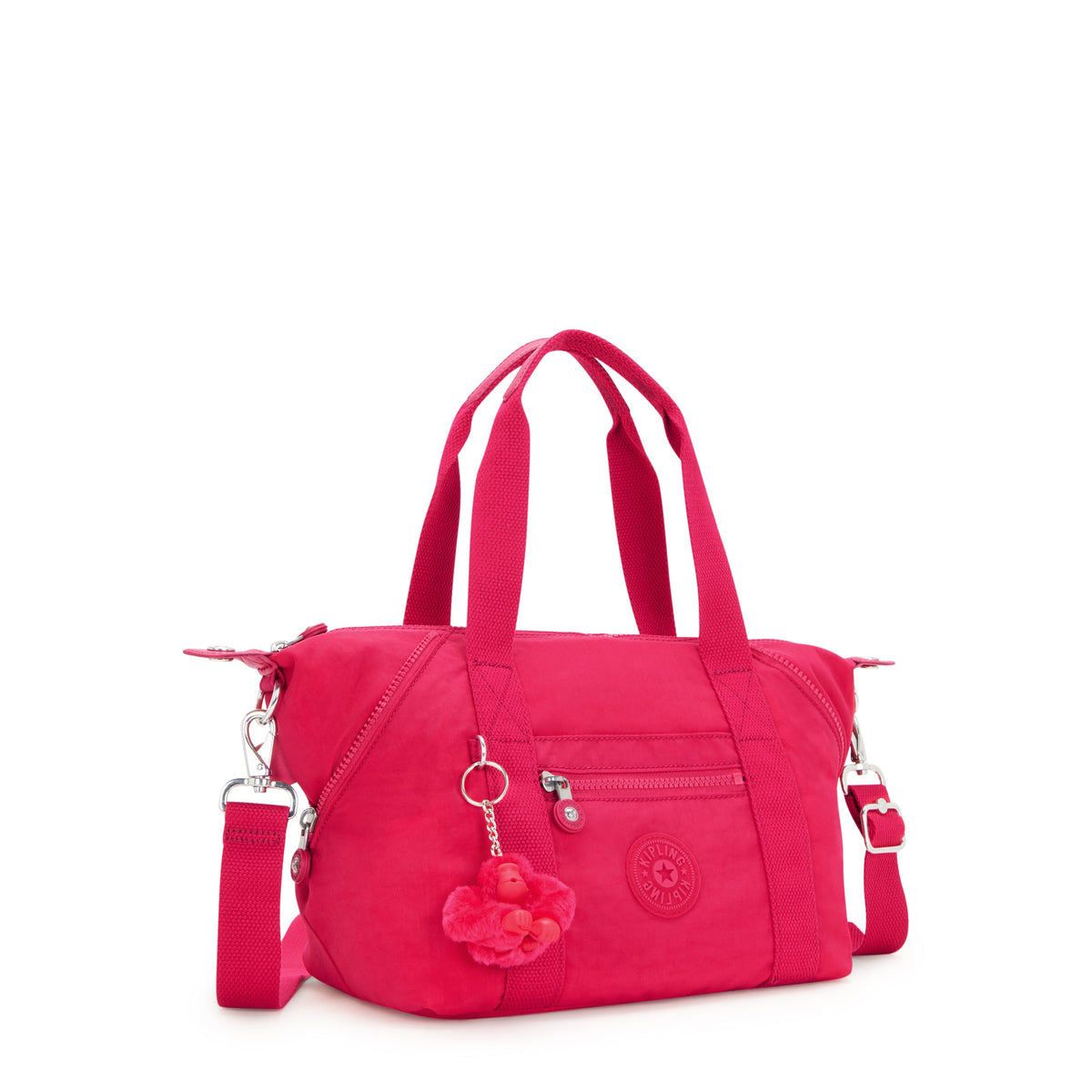 KIPLING-Art Mini-حقيبة يد صغيرة (بحزام كتف قابل للإزالة)-لون وردي فاتح-01327-T73