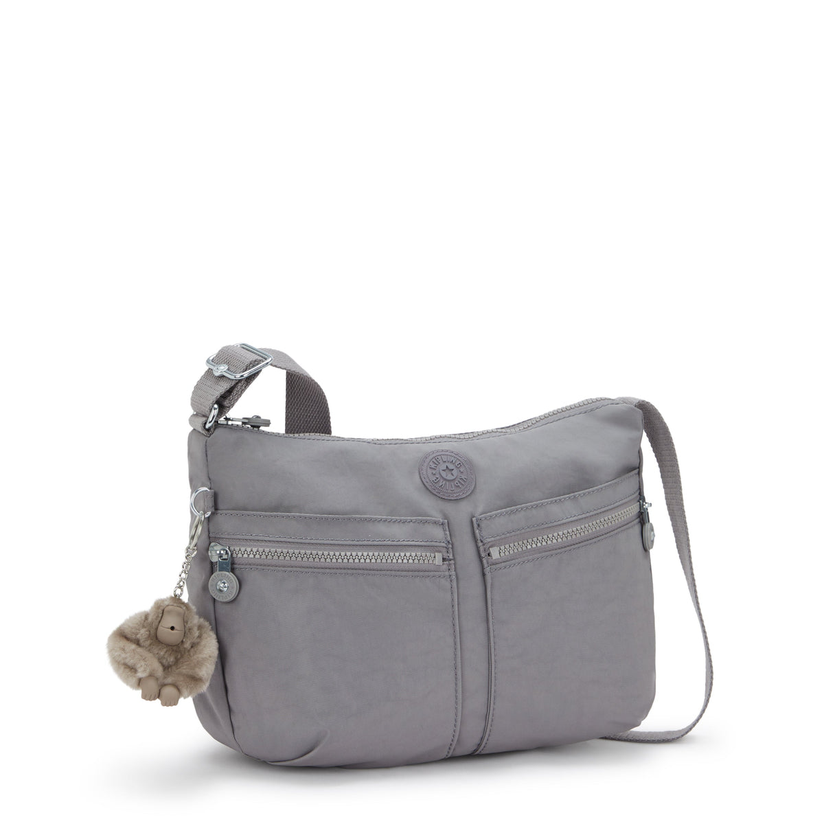Kipling Izellah Inviting Grey Medium crossbody 02144-8DH