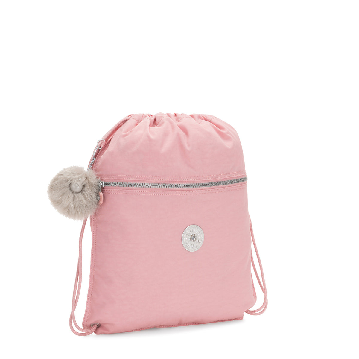 حقيبة ظهر متوسطة (برباط سحب) KIPLING Supertaboo Bridal Rose 09487-46Y