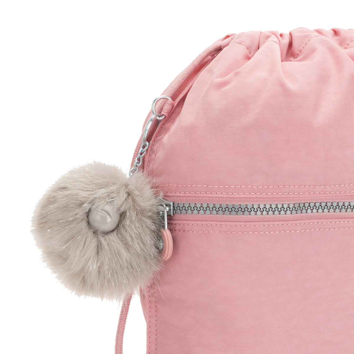 حقيبة ظهر متوسطة (برباط سحب) KIPLING Supertaboo Bridal Rose 09487-46Y