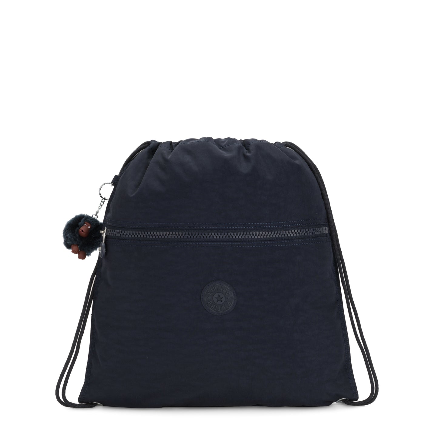 Kipling-Supertaboo-Medium Drawstring Swim Bag -True Blue Tonal-09487-4DX