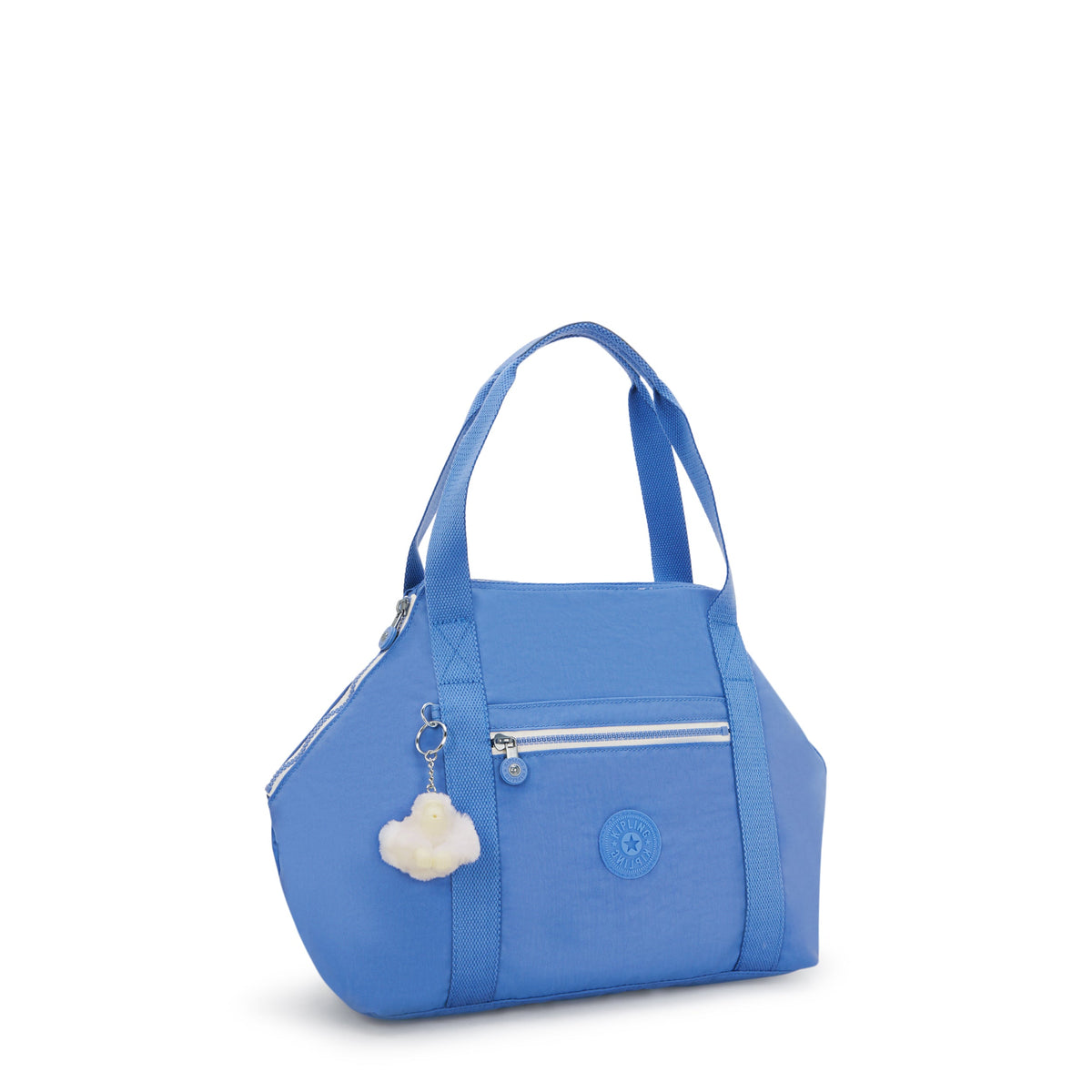 حقيبة كتف متوسطة زرقاء من Kipling Art Cocktail مع حزام كتف قابل للإزالة 10619-87S