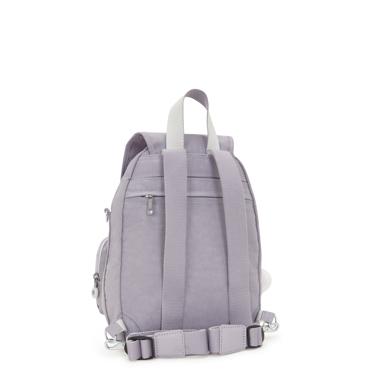 KIPLING-Firefly Up-حقيبة ظهر صغيرة (قابلة للتحويل إلى حقيبة كتف)-رمادي فاتح-12887-1FB