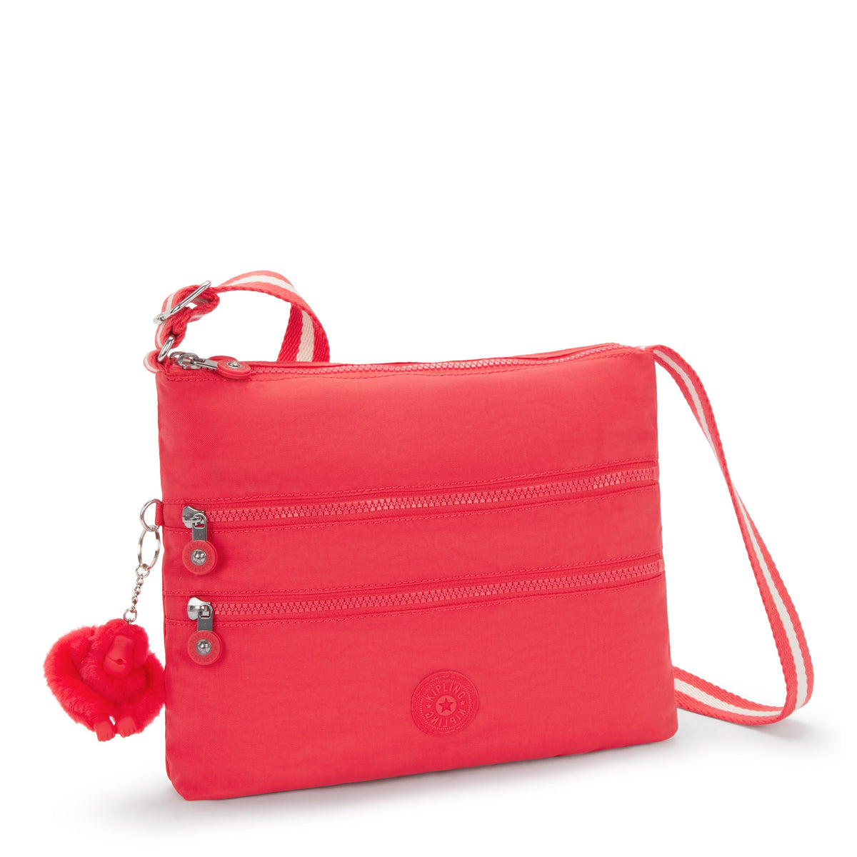 حقيبة كروس متوسطة Kipling Alvar Escape باللون الأحمر 13335-5DX