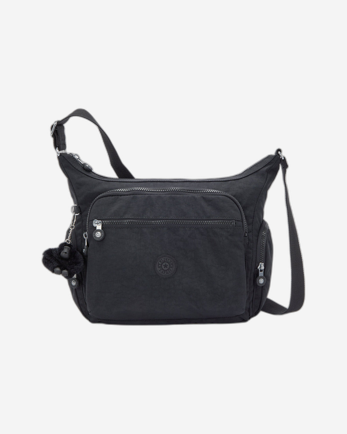 KIPLING Gabbie Black Noir حقيبة كروس كبيرة 15255-P39