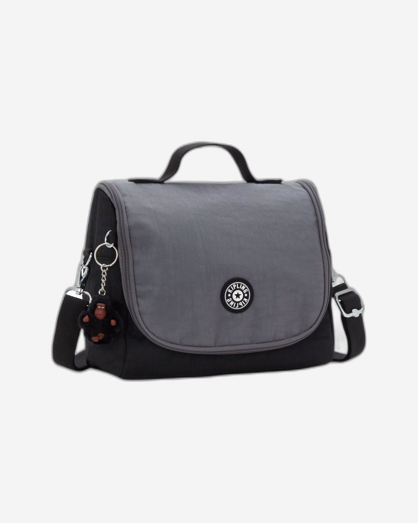 KIPLING New Kichirou Space Black Bl حقيبة غداء كبيرة (مع جيب ترولي) 15289-2GX