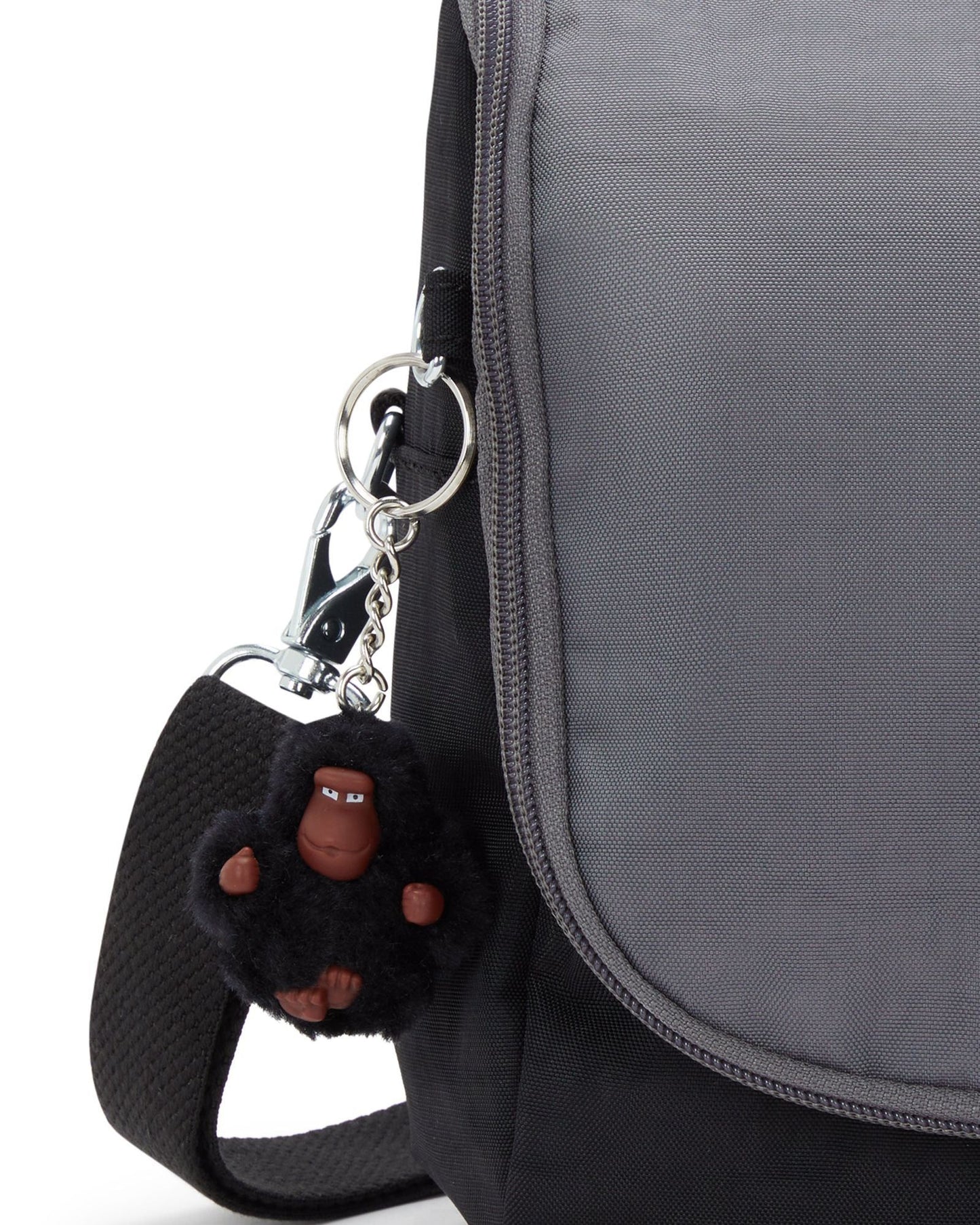 KIPLING New Kichirou Space Black Bl حقيبة غداء كبيرة (مع جيب ترولي) 15289-2GX