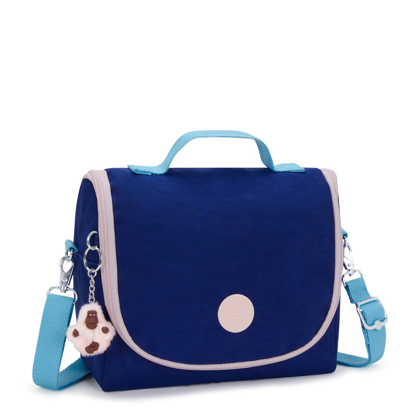حقيبة غداء كبيرة Kipling New Kichirou Solar Navy C مع جراب عربة C215289-AF9