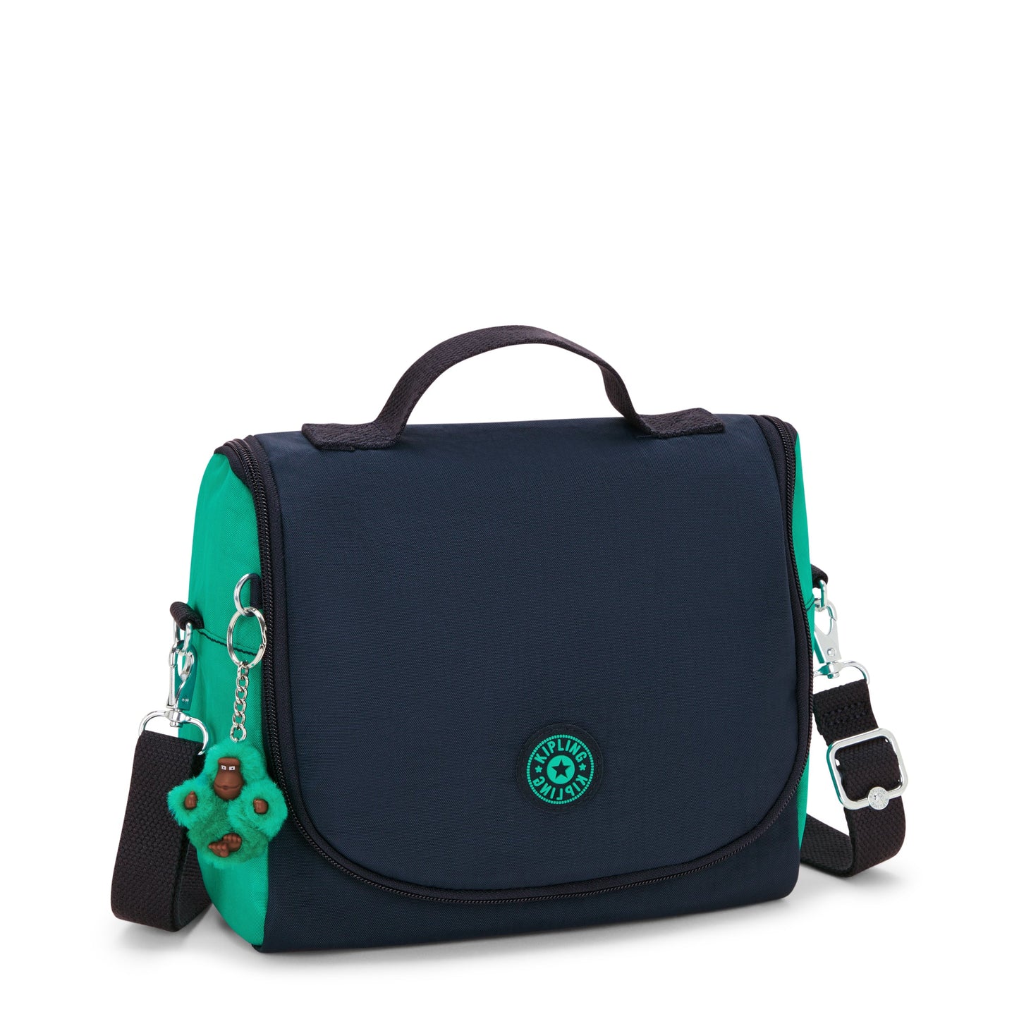 KIPLING-New Kichirou-Large Lunchbox (with trawlley pocket)-Blue Green Bl-15289-CD7