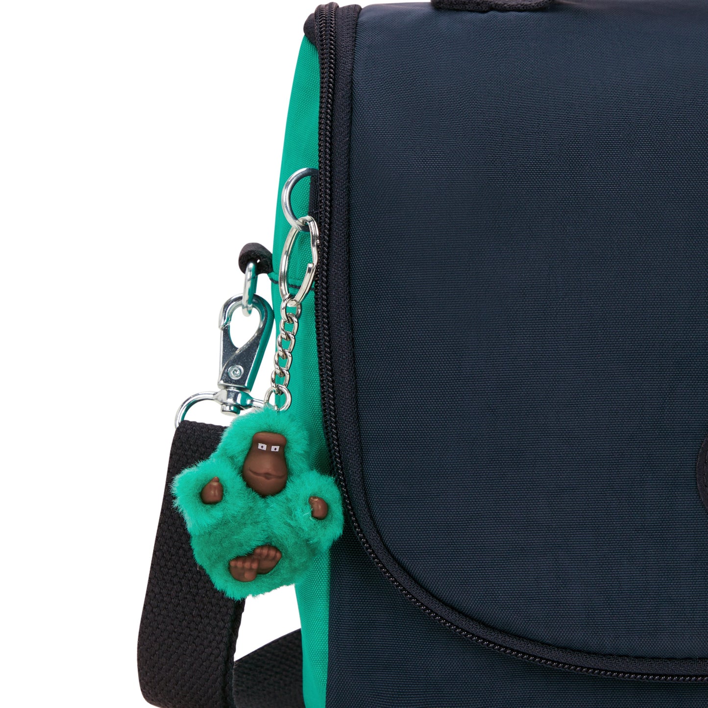 KIPLING-New Kichirou-Large Lunchbox (with trawlley pocket)-Blue Green Bl-15289-CD7