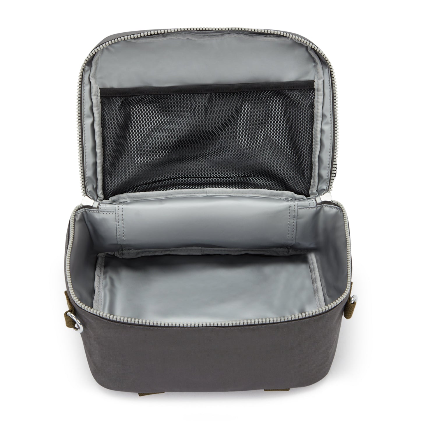 حقيبة غداء كبيرة Kipling Miyo Back to Grey مع جراب عربة 15381-1DX