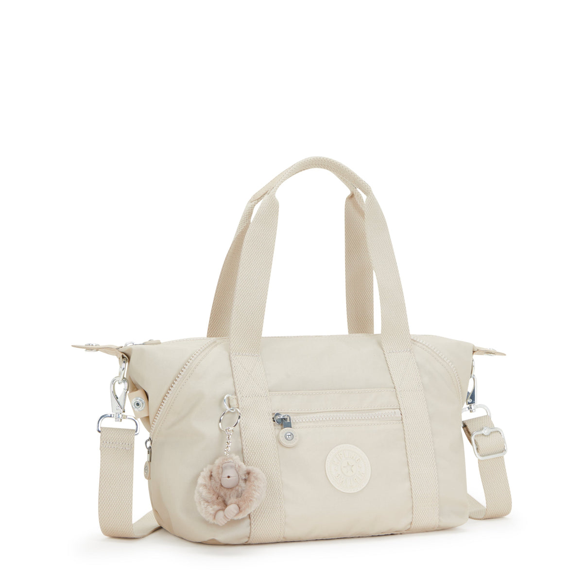 KIPLING-Art Mini-حقيبة يد صغيرة (بحزام كتف قابل للإزالة)-لون بيج لؤلؤي-15410-3KA