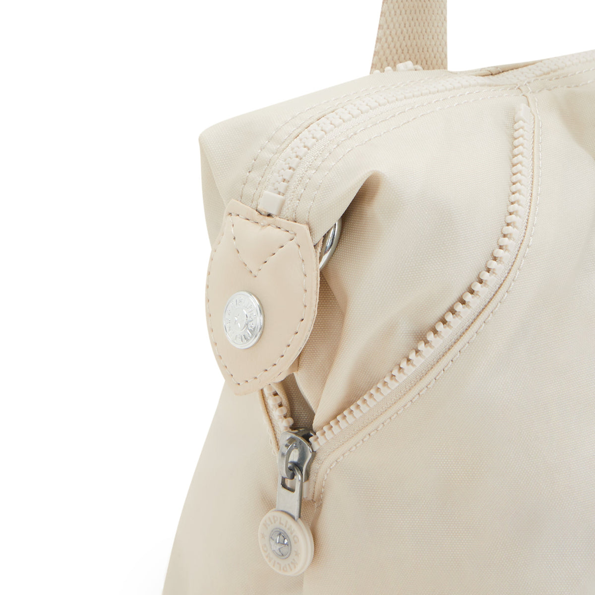 KIPLING-Art Mini-حقيبة يد صغيرة (بحزام كتف قابل للإزالة)-لون بيج لؤلؤي-15410-3KA