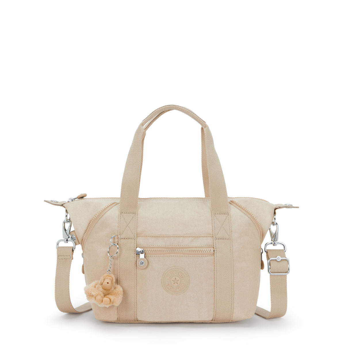 kipling-art-mini-sparkled-beige-small-handbag-with-removable-shoulderstrap-15410-5dv