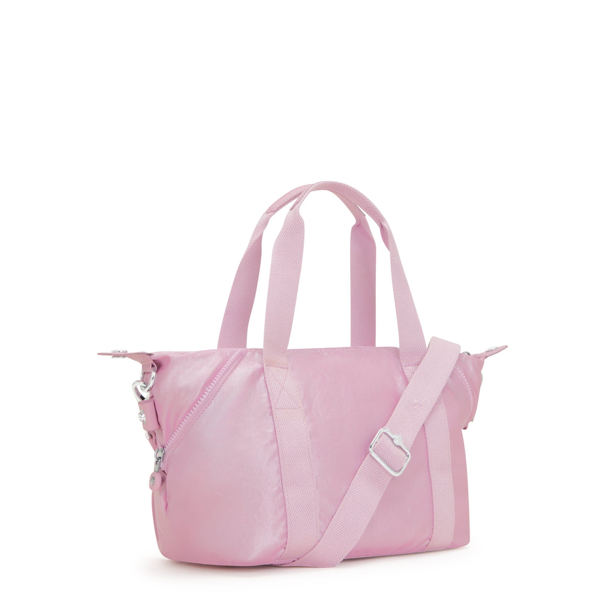 KIPLING-Art Mini-حقيبة يد صغيرة (بحزام كتف قابل للإزالة)-أرجواني معدني-15410-F4D
