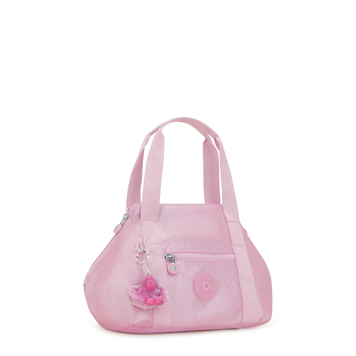 KIPLING-Art Mini-حقيبة يد صغيرة (بحزام كتف قابل للإزالة)-أرجواني معدني-15410-F4D