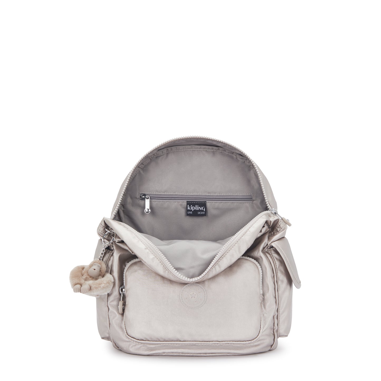حقيبة ظهر صغيرة Kipling City Pack S Metallic Glow C215641-48I