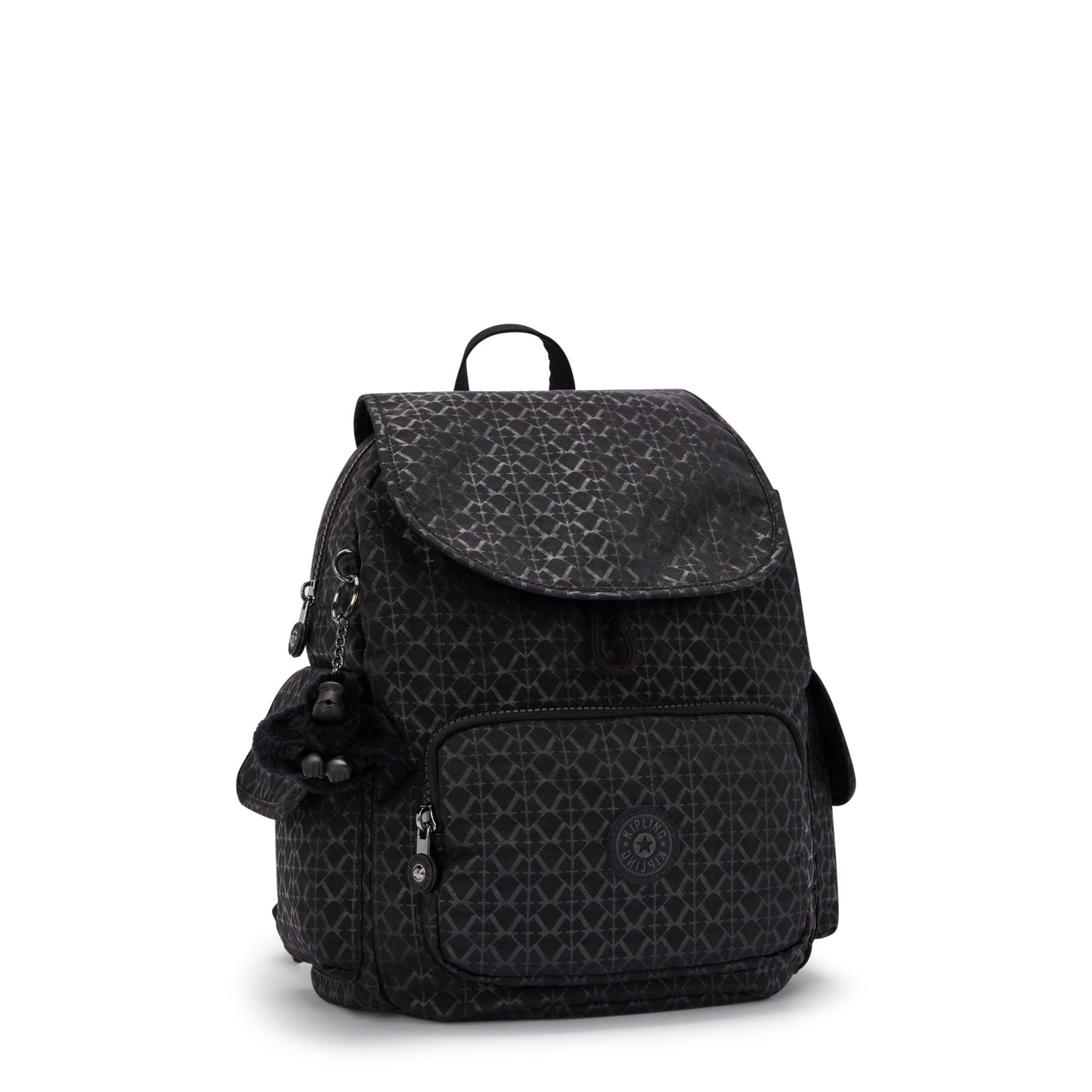 KIPLING City Pack S Signature Emb حقيبة ظهر صغيرة 15641-K59