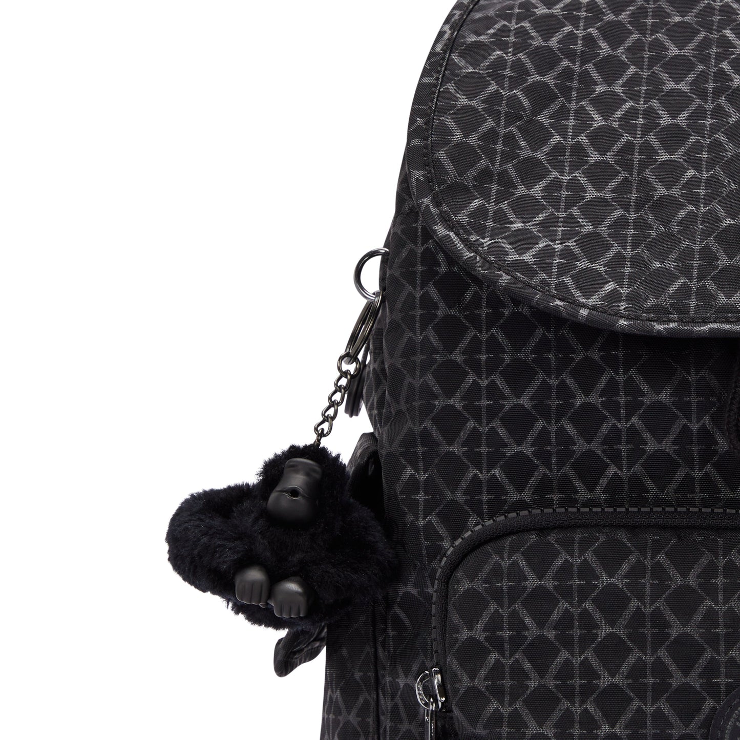 KIPLING City Pack S Signature Emb حقيبة ظهر صغيرة 15641-K59
