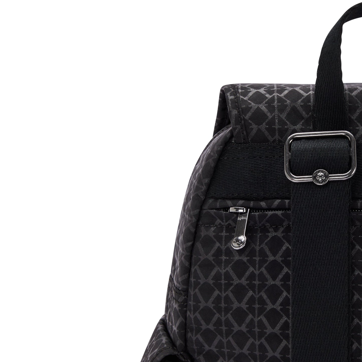 KIPLING City Pack S Signature Emb حقيبة ظهر صغيرة 15641-K59