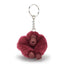 Kipling Monkeyclip S Lounge Wine حزمة من 10 سلاسل مفاتيح على شكل قرد صغير 16474-5FW