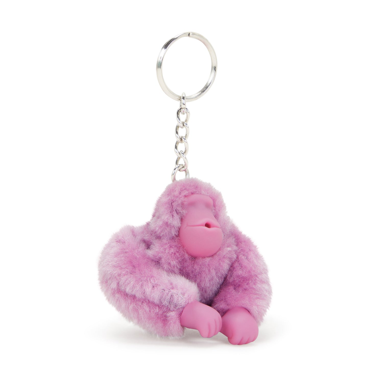 KIPLING-Monkeyclip S Pack10-علاقة مفاتيح قرد صغير-وردي مزهر-16474-R2C