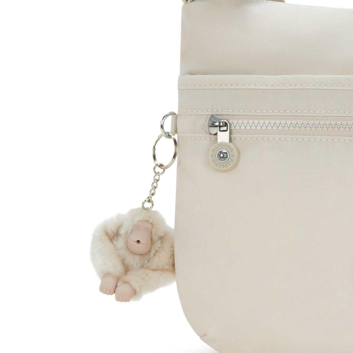 Kipling Arto Hideaway Beige Medium Crossbody 19911-7JR