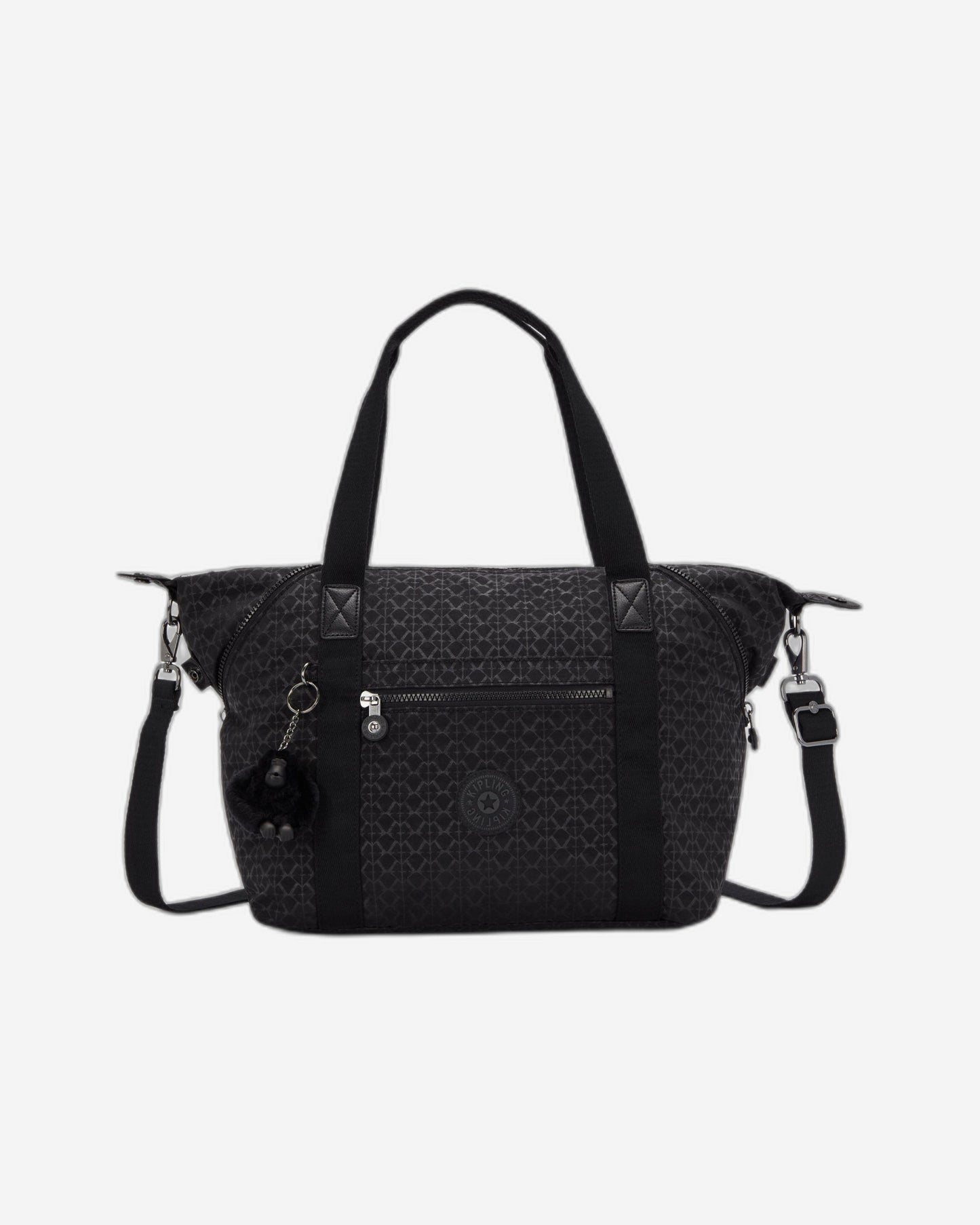 حقيبة يد متوسطة KIPLING Art Signature Emb (مع حزام كتف قابل للإزالة) 21091-K59