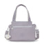 KIPLING-Elysia-حقيبة كتف متوسطة (بحزام كتف قابل للإزالة)-رمادي فاتح-43791-1FB