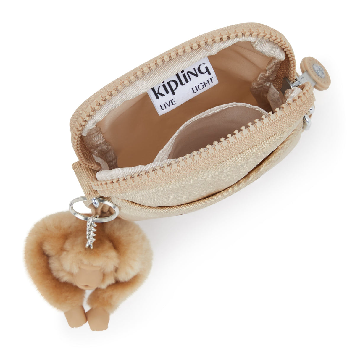 حقيبة هاتف Kipling Tally Sparkled Beige I0272-5DV