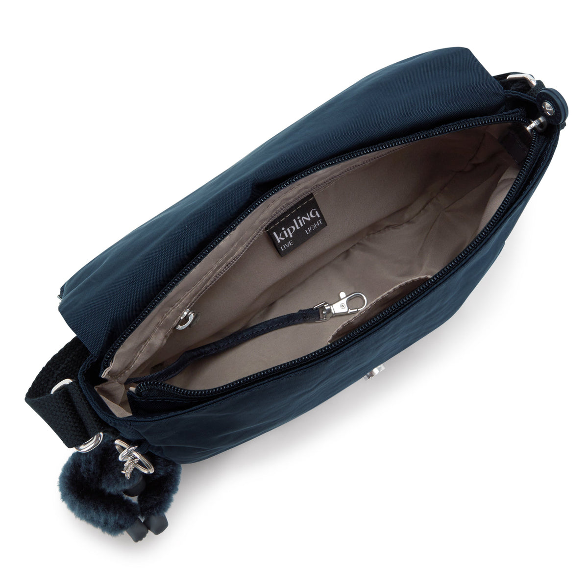 Kipling Earthbeat S Blue Bleu 2 حقيبة كروس صغيرة I2502-96V