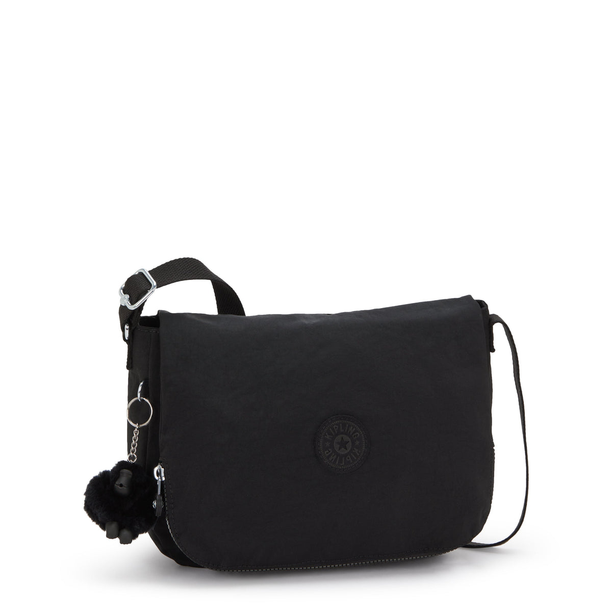 حقيبة Kipling Earthbeat M Black Noir متوسطة الحجم بحزام للكتف I2505-P39