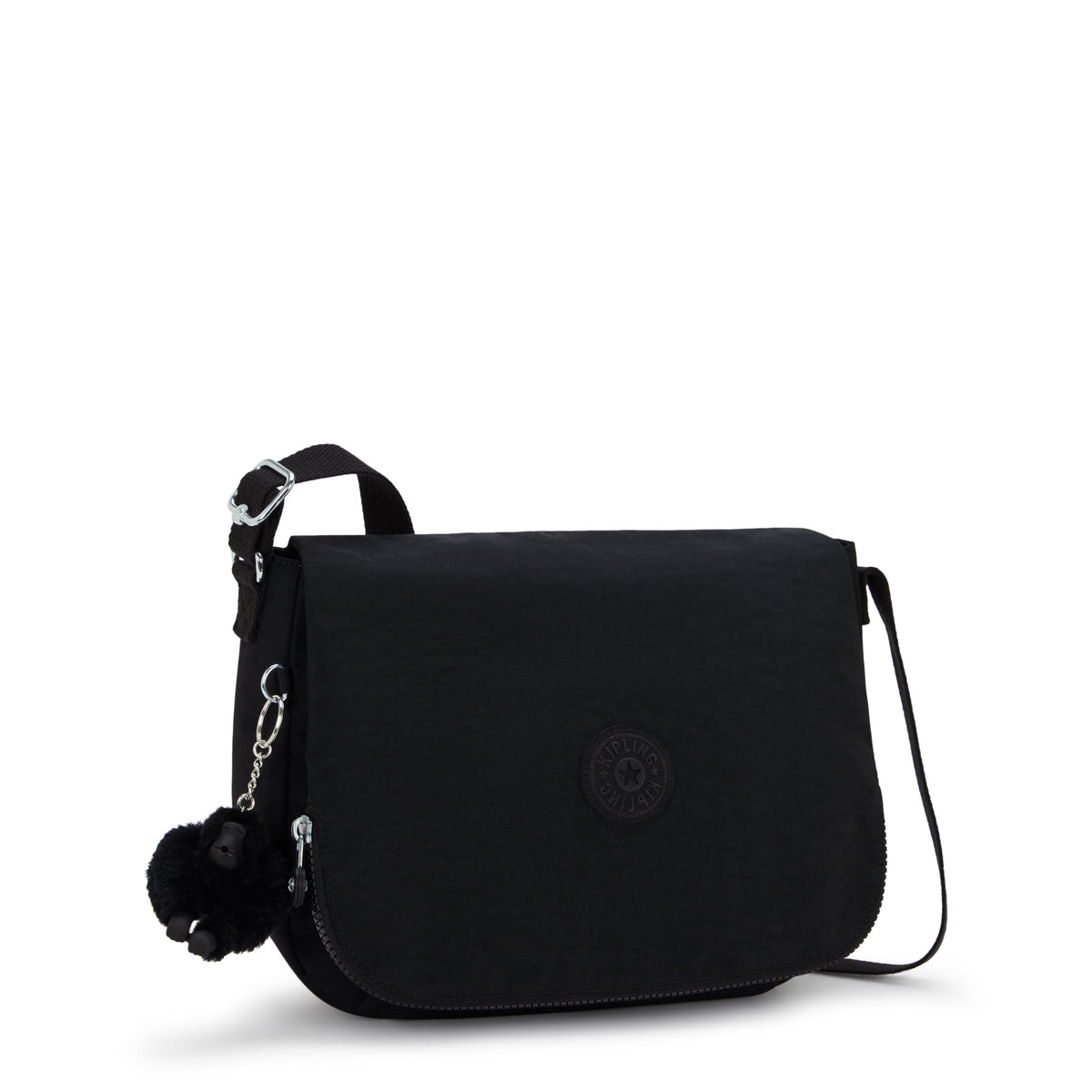 حقيبة Kipling Earthbeat M Black Noir متوسطة الحجم بحزام للكتف I2505-P39