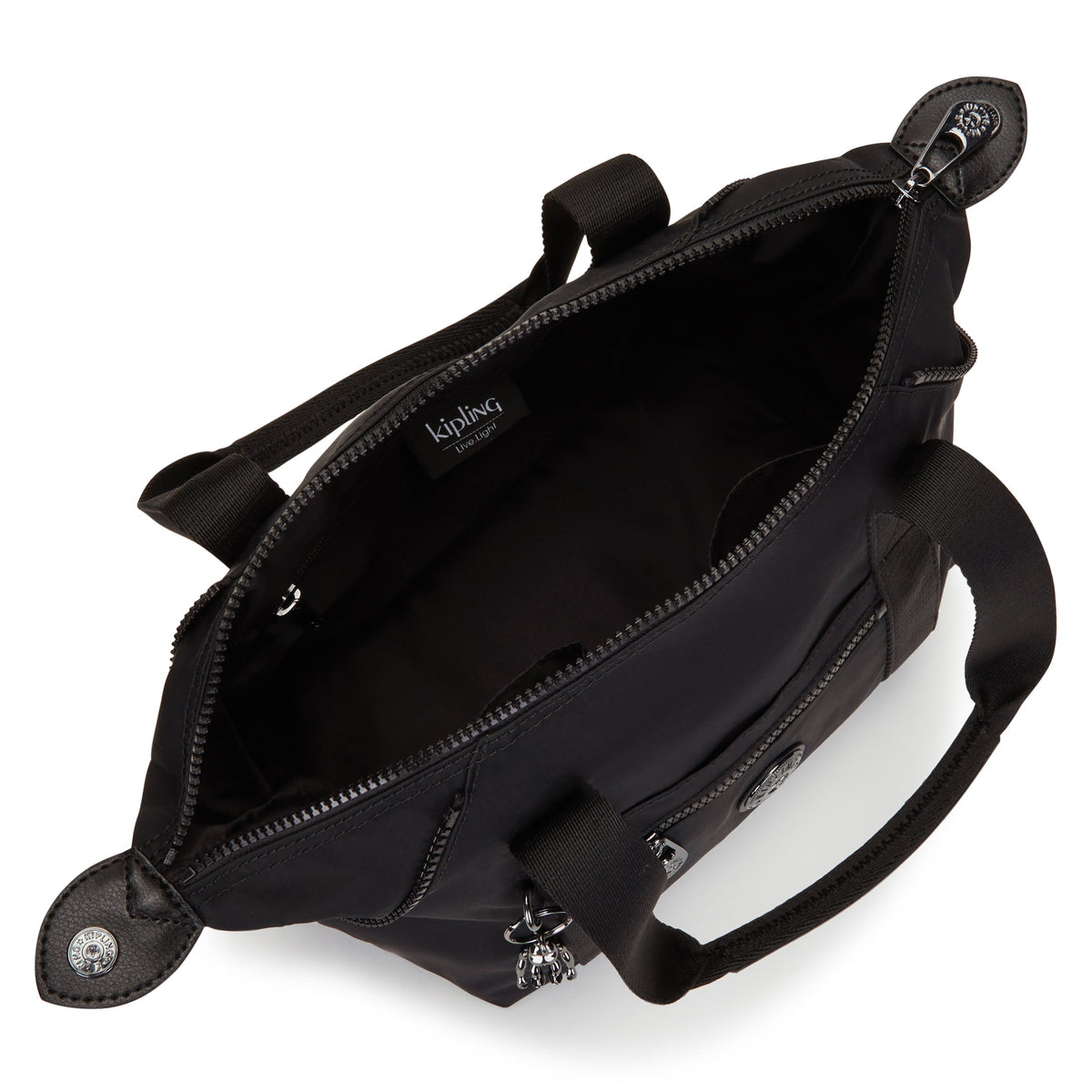 KIPLING-Art Mini-حقيبة يد صغيرة (بحزام كتف قابل للإزالة)-Endless Black-I2526-TB4