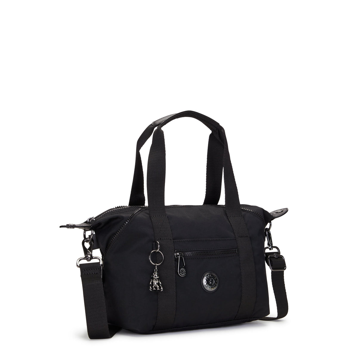 KIPLING-Art Mini-حقيبة يد صغيرة (بحزام كتف قابل للإزالة)-Endless Black-I2526-TB4