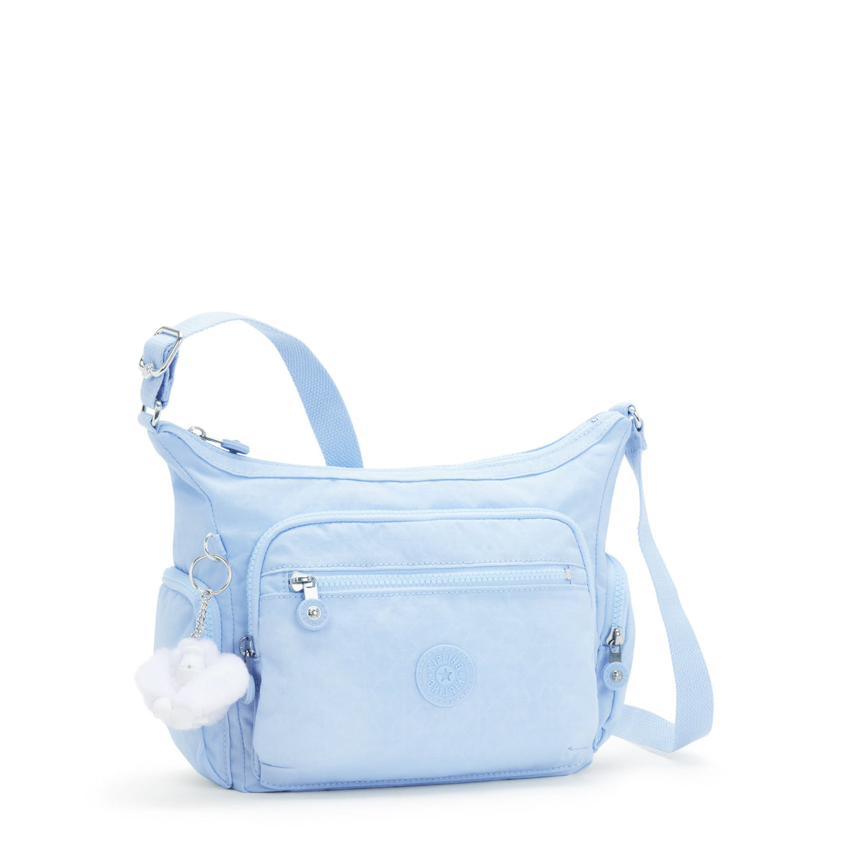 Kipling Gabbie S Cloudy Sky Blue حقيبة كروس متوسطة I2531-2DS